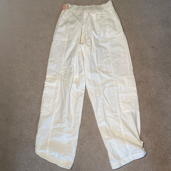 Medium Free People Movement Mesmerize Me Solid Pants Painted White - Picture 10 of 11